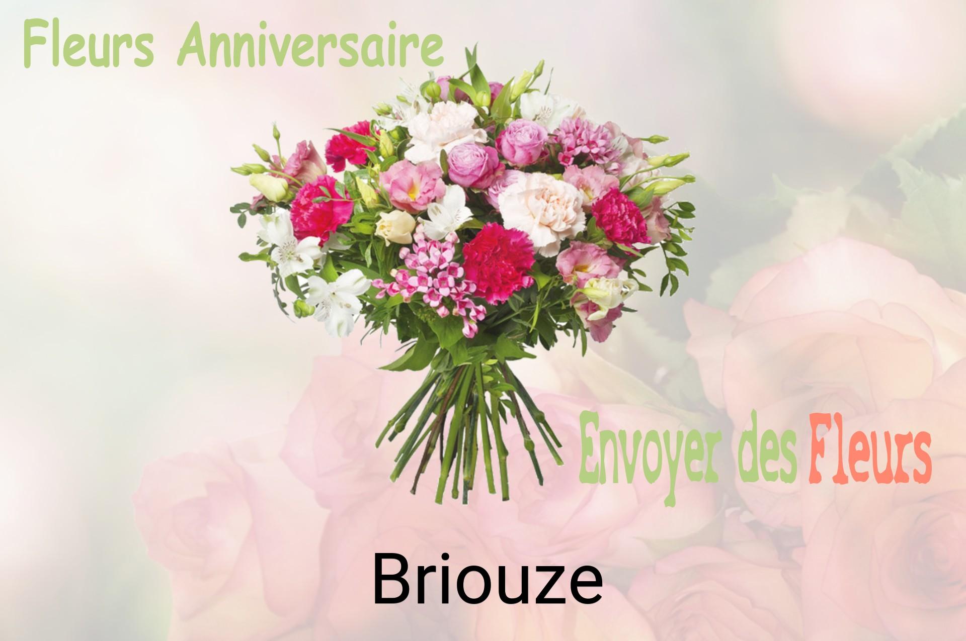Bouquet de fleurs d’anniversaire livré à Briouze